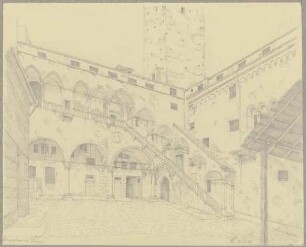 Die Torre dei Lamberti in Verona