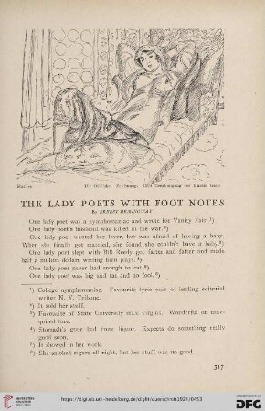 The Lady Poets with Foot Notes