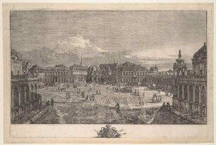 Der Zwingerhof in Dresden