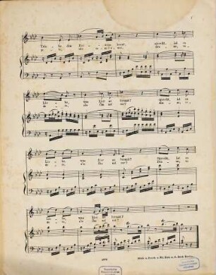 Arie aus der Oper "Die Hochzeit des Figaro"