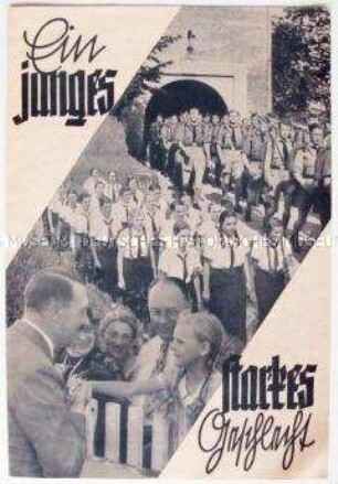 Werbeschrift für Jugendherbergen