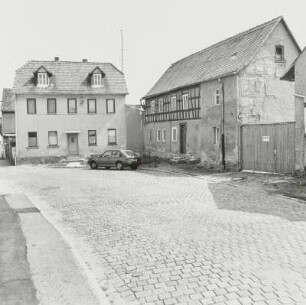 Ansicht mit Gehöften