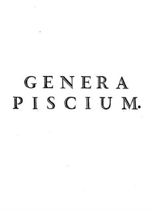 Genera Piscium