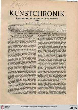Heft 3 (25. Oktober 1907)