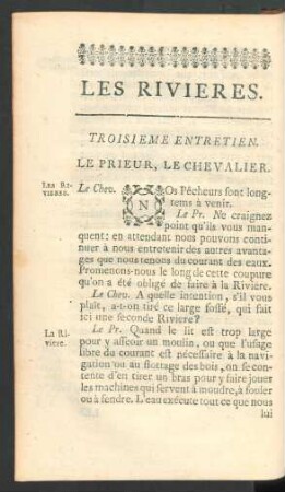 Troisieme entretien.