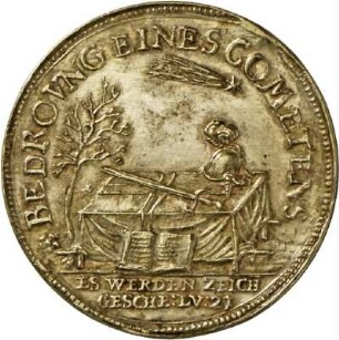 Medaille auf den großen Kometen 1618