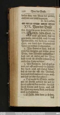 XVI. Von der Busse