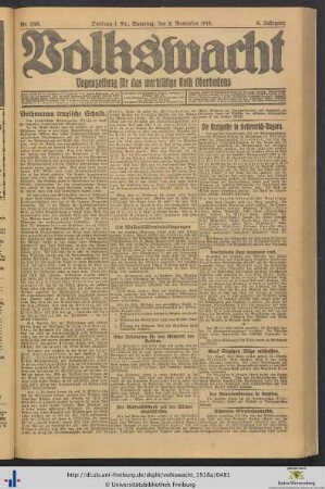 Nr. 256-280 (November 1918)