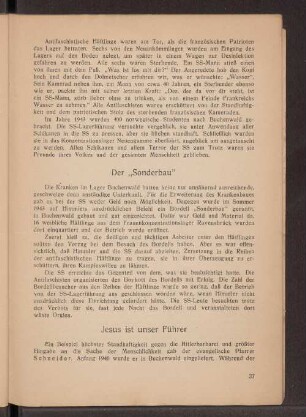 Der "Sonderbau"