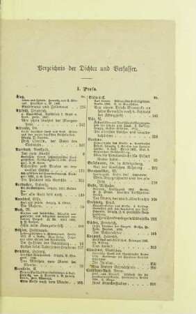 Verzeichnis der Dichter und Verfasser