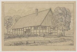 Ottmarsbocholt (Kreis Lüdinghausen): Hof Walbaum. Haupthaus (Schaubild)