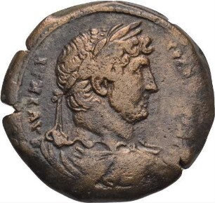 Hadrian (117-138 n. Chr.): Alexandria / Ägypten, 129/130 n. Chr. – Hemidrachme
