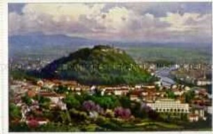 Ansicht von Graz, vom Rainerkogel aus