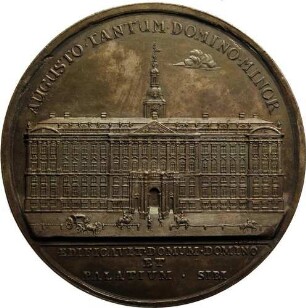 König Christian VI. - Einweihung des Schlosses Christiansborg in Kopenhagen