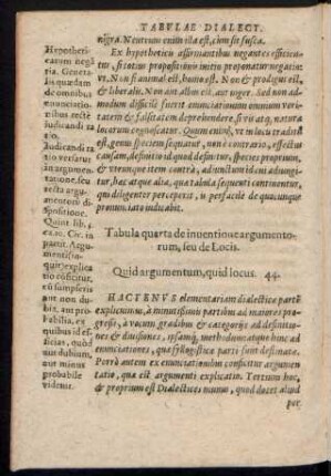 Quid argumentum, quid locus. 44.