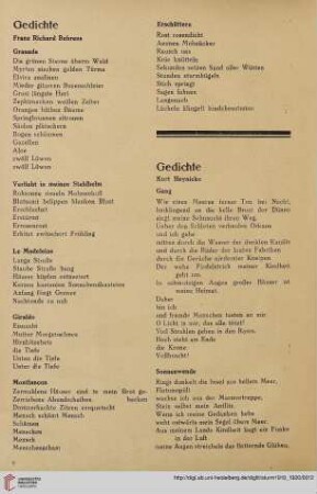 Gedichte