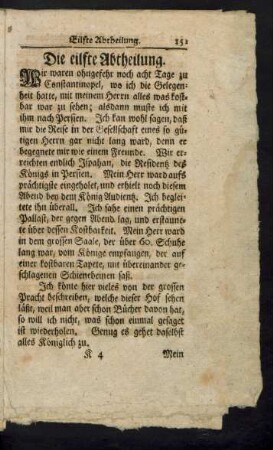 Die eilfte Abtheilung