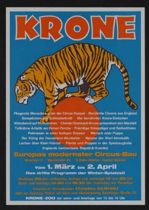 Circus Krone, München, ohne Jahr