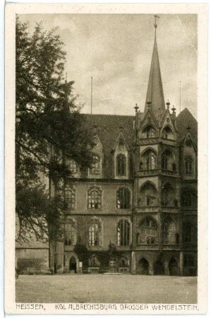 Meißen. Kön. Albrechtsburg Großer Wendelstein