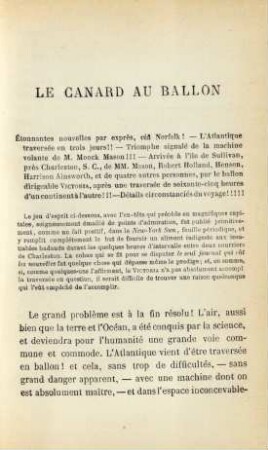 Le canard au ballon