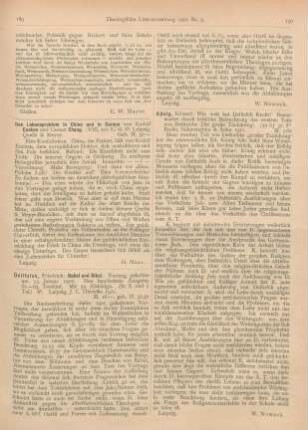 189-190 [Rezension] Delitzsch, Friedrich, Babel und Bibel. Vortrag. Neu bearb. Ausg