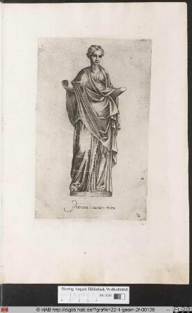 Statue der Aeternitas.