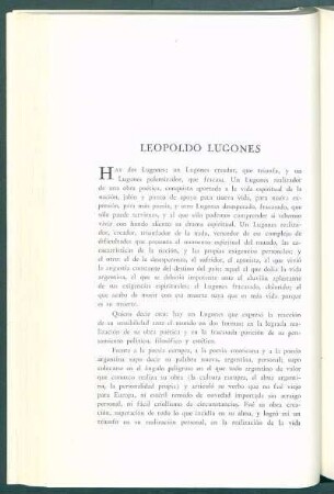 Leopoldo Lugones