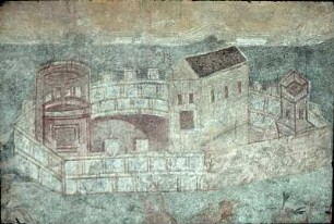 1. Bildfeld von Westen: Die Heilung der Besessenen von Gerasa