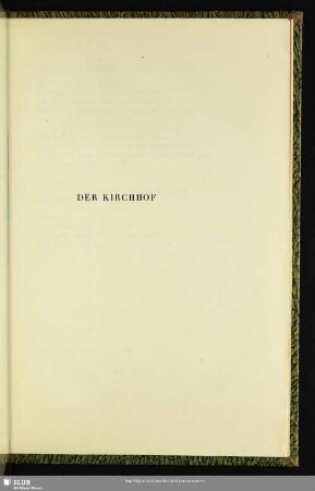 Der Kirchhof