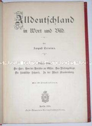 Veröffentlichung über ausgewählte Regionen Deutschlands