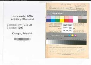 Entnazifizierung Friedrich Krueger , geb. 27.01.1907 (Lehrer)