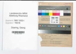 Entnazifizierung Georg Doering, geb. 07.10.1879 (Direktor)