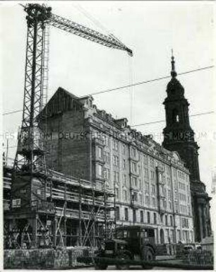 Neubau eines Wohnhauses am Dresdener Altmarkt
