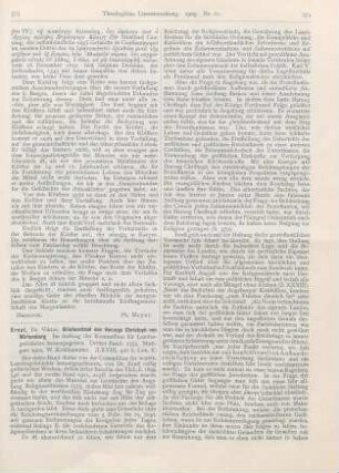 573-576 [Rezension] Ernst, Viktor (Hrsg.), Briefwechsel des Herzogs Christoph von Wirtemberg.Dritter Band: 1555