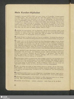 Mein Kunden-Alphabet