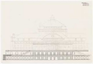 Staatstheater Kassel: Ansicht altes Theater 1:200