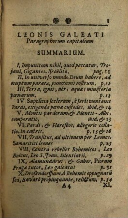 Joannis Bisselii, e Societate Jesu, Leo Geleatus [!], Anni M.DC.XX. Hoc est, Maximiliani, Bavaiae [!] Ducis, Expeditio, Pugna, Victoria Pragensis