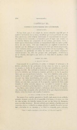 Capítulo III. Genio y costumbres de los moros