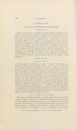 Capítulo III. Genio y costumbres de los moros