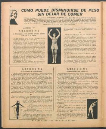 Ejercicio N°. 3 : Disminución del apetito
