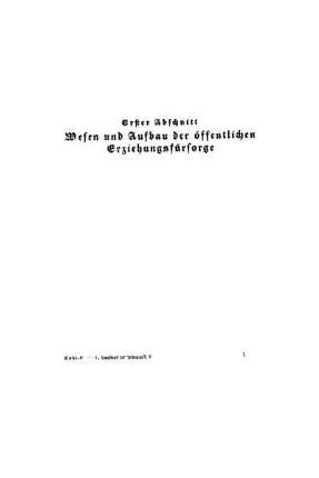 Die historischen und sozialen Voraussetzungen der Sozialpädagogik und die Entwicklung ihrer Theorie