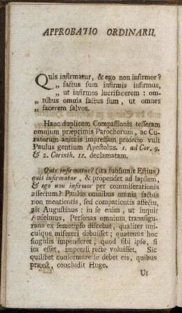 Approbatio Ordinarii