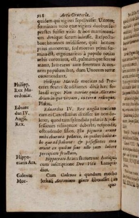 328-333, Philippus Macedo moriens ad Proceres ...