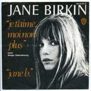 Musik von Jane Birkin, Plattenhülle