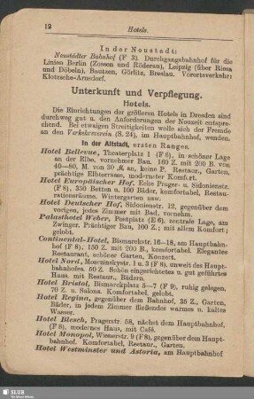 Unterkunft und Verpflegung