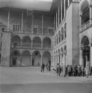 Krakow. Wawel, Königsschloss, Innenhof