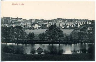 Colditz. Blick auf Colditz