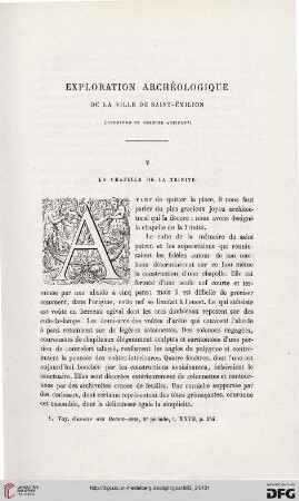 2. Pér. 28.1883: Exploration archéologique de la ville de Saint-Émilion, 2