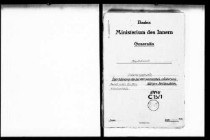 Landesgesetz über die Überführung der bei der politischen Säuberung tätig gewesenen Personen in andere Beschäftigungen vom 27. Mai 1949 (Sicherungsgesetz), Teil 1