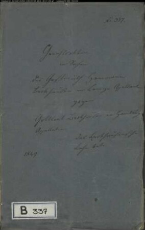 Brokhausen, Hermann, Gastwirt in Lemgo gegen Brokhausen, Gottlieb zu Hamburg - Brokhausensches Lehn